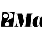 MastadoniG1-Italic