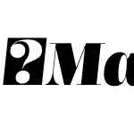 MastadoniG2-Italic