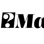 MastadoniG3-Italic