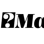 MastadoniG5-Italic