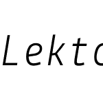 Lekton Plus Nerd File Types Mono