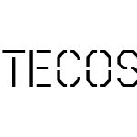 TecoSansStencilThinW00-Thin