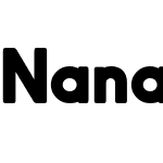 Nanami Rounded Black