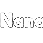 Nanami HM Outline Black