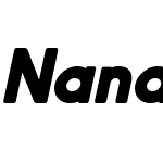 Nanami Rounded Black