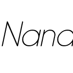 Nanami Rounded Thin