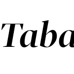 Tabac G1 Semibold Italic