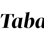 Tabac G1 Bold Italic