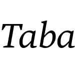 Tabac G3 Italic