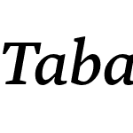 Tabac G3 Medium Italic