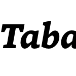 Tabac G4 Bold Italic