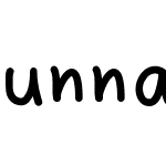 unnamedfont