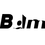 BambinoNewW00-HeavyItalic