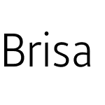 Brisa Sans Condensed