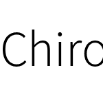 Chiron Sans HK Pro