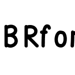 BRfontbold