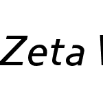 ZetaW00-RegularItalic