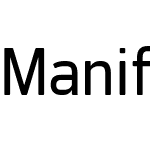 Manifold CF Demi Bold