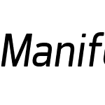 Manifold CF Demi Bold