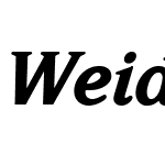 WeidemannITCW04-BlackItalic