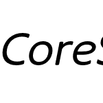 Core Sans NR 45 Regular