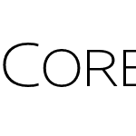 Core Sans N SC 23 Ex Extralight