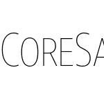 Core Sans N SC 17 Cond Thin