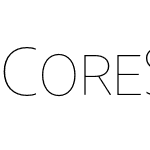 Core Sans N SC 15 Thin