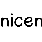 nicenicefont