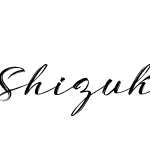 Shizuka Script