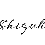 Shizuka Script