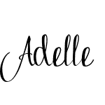 Adelle Script