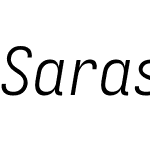 Sarasa Fixed K