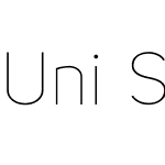 UniSansW01-Thin