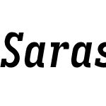 Sarasa Fixed Slab SC