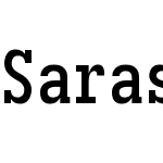 Sarasa Mono Slab K