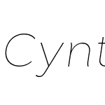 CynthoW00-ThinItalic