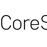 Core Sans DS 25 Light