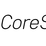 Core Sans DS 25 Light