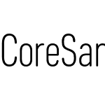 Core Sans DS 27 Cn Light