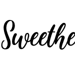 Sweethearts Calligraphy
