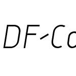 DF-CaminoW00-ThinItalic