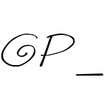 GP_CasualScriptW00-Regular
