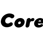 CoreSansGSW01-95BlackItalic