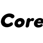 CoreSansGSW01-85HeavyItalic