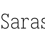 Sarasa Mono Slab K