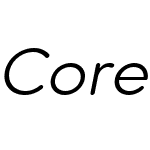 CoreSansGSW10-35LightItalic