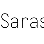 Sarasa Fixed SC