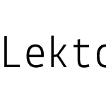 Lekton Plus Nerd File Types Mono