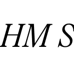 HM Serif Cyrillic